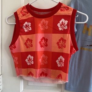hibiscus tank top